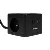 nabijeci stanice huslog 12w 2xzasuvka 2xusb c 1xusb cerna ien554026