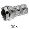 konektor f vidlice pro koax 3c2v 10 ks ien579936