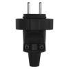 gumova vidlice pro prodluzovaci kabel cerna ig430319