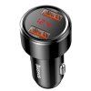 nabijecka do auta baseus magic 2x usb 45w 6a s displejem cerna ien522506