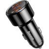 nabijecka do auta baseus magic 2x usb 45w 6a s displejem cerna image1 big ies82153925
