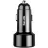 nabijecka do auta baseus magic 2x usb 45w 6a s displejem cerna image1 big ies82153923