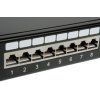 solarix patch panel cat6 24 x rj45 stp cerny 1u 2 big ies446220