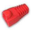 datacom navlek pro plug rj45 s bublinou cerveny ien36724