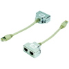 datacom y adapter stp cat5e pc pc pc ien52843