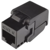 solarix keystone cat6 utp rj45 cerny samorezny ien125081
