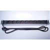 premiumcord panel napajeci 1u do 19 racku 9x230v 2m kabel ien220448