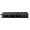 cubenest powerstrip slimline 2xusb a 2x usb c 33w black ien565134