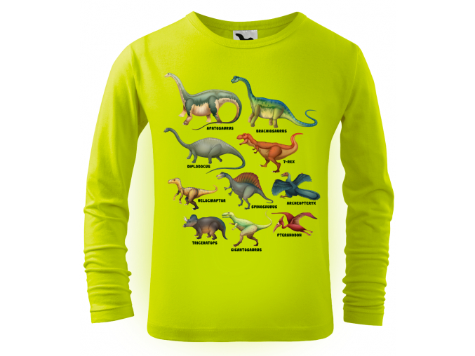 Dětské tričko s dinosaurem