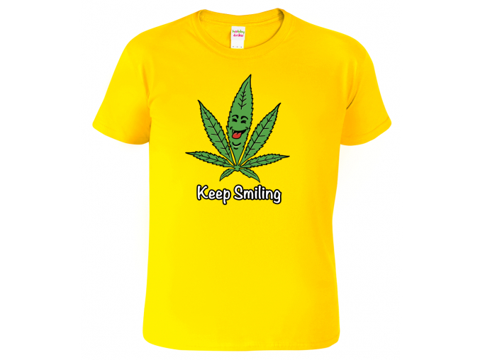 Tričko s marihuanou