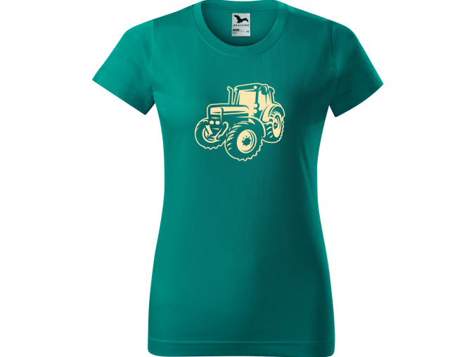 Tričko s traktorem - Moderní traktor