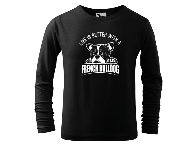 Dětské tričko s buldočkem