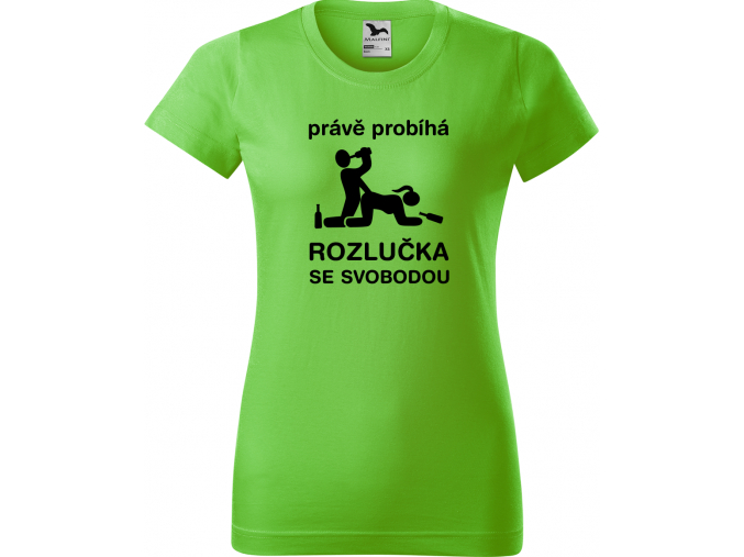 Trička na rozlučku se svobodou