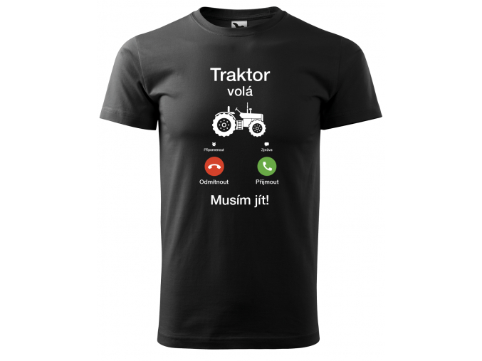 Tričko s traktorem