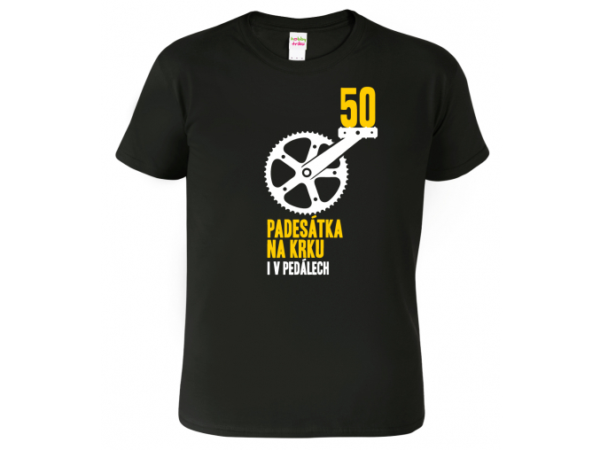 Pánské tričko pro cyklistu - Padesátka na krku (SLEVA)