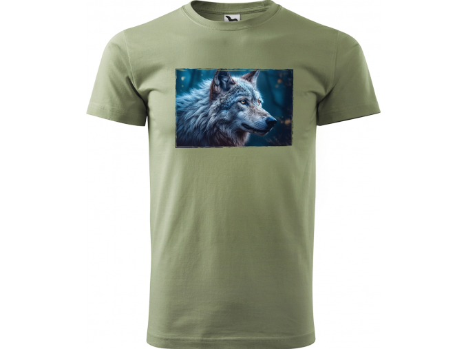 tričko s vlkem