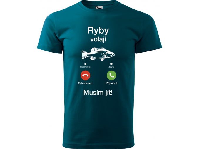 Tričko pro rybáře - Ryby volají (SLEVA)