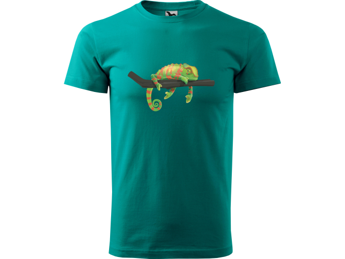 tričko s chameleonem
