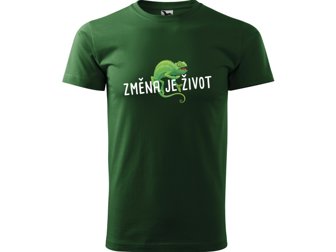 tričko s chameleonem
