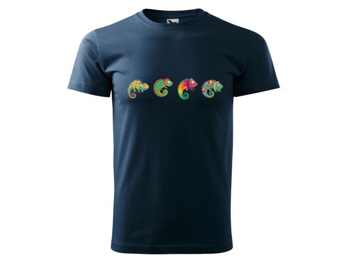 tričko s chameleonem