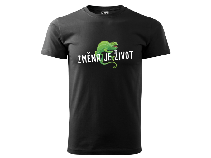 tričko s chameleonem