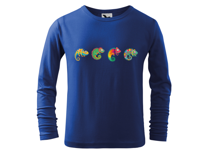 tričko s chameleonem