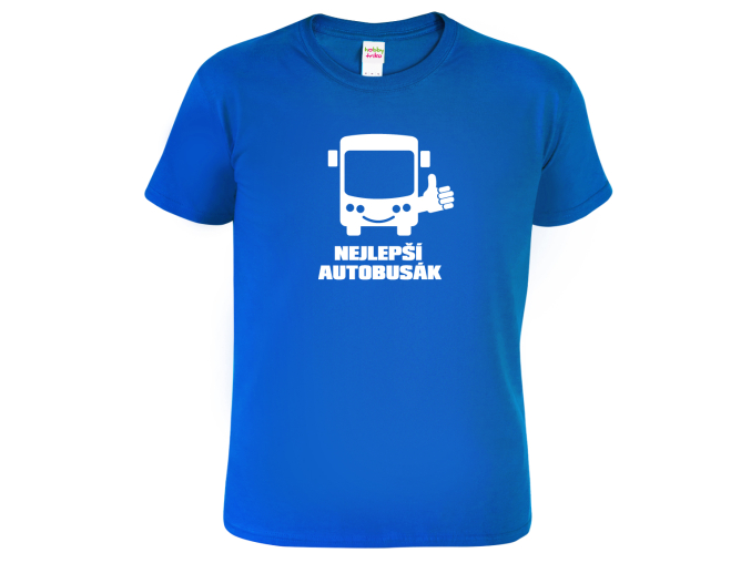 Tričko pro řidiče autobusu Nejlepší autobusák royal