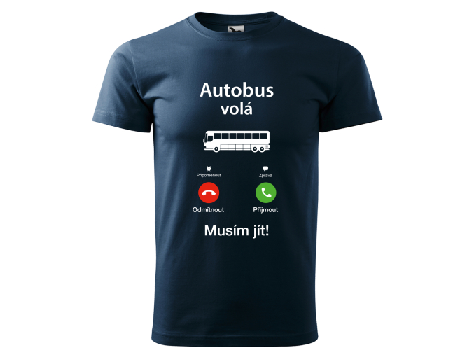 Tričko s autobusem