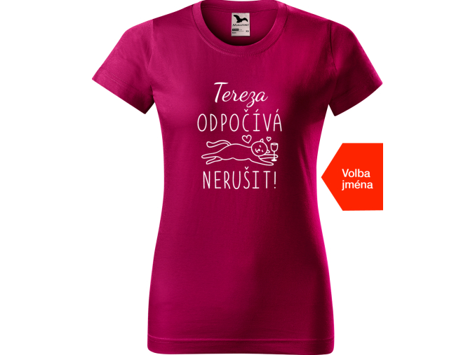 tričko s vínem