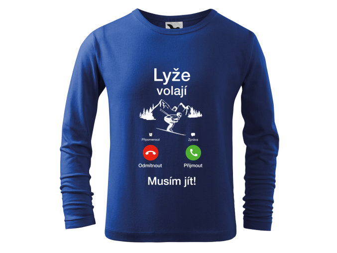 Dětské tričko pro lyžaře