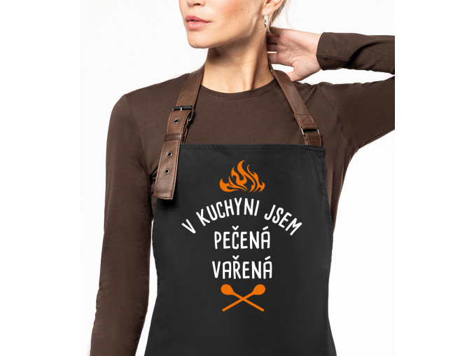 dásmká zástěra na vaření