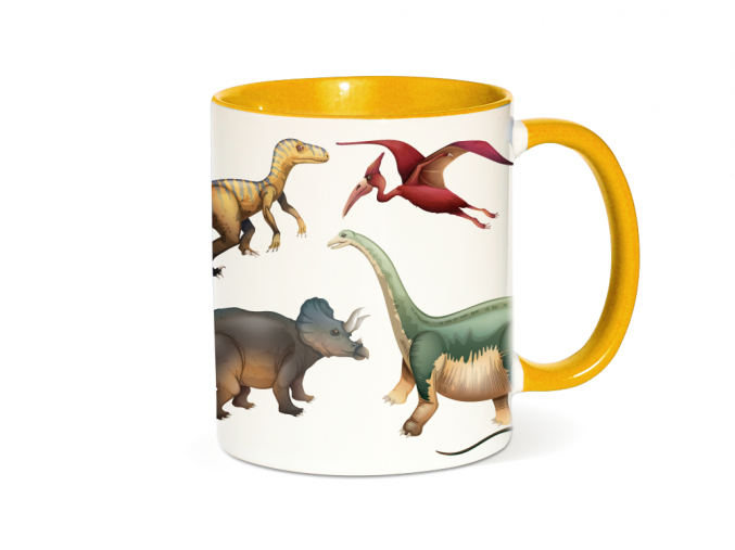 Hrneček s dinosaurem