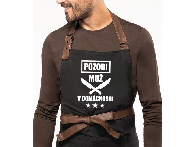 pánská zástěra na vaření