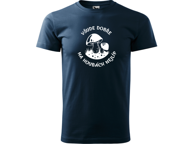 Tričko s houbami