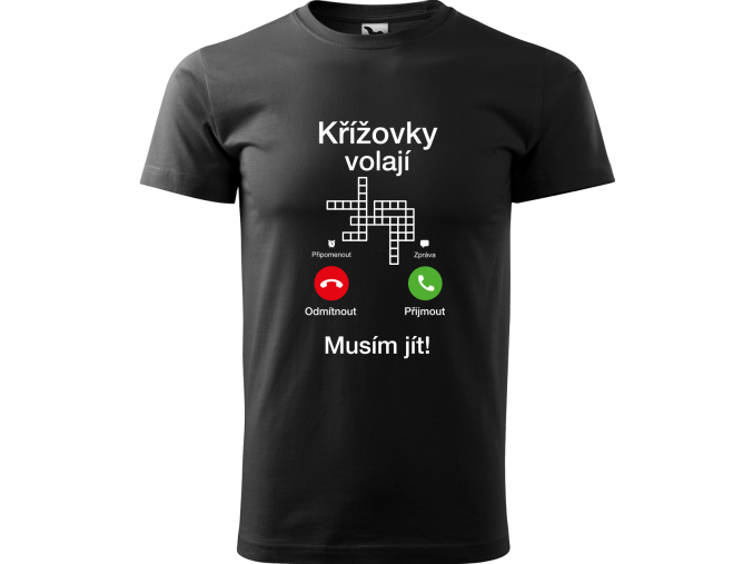 Tričko s křížovkou