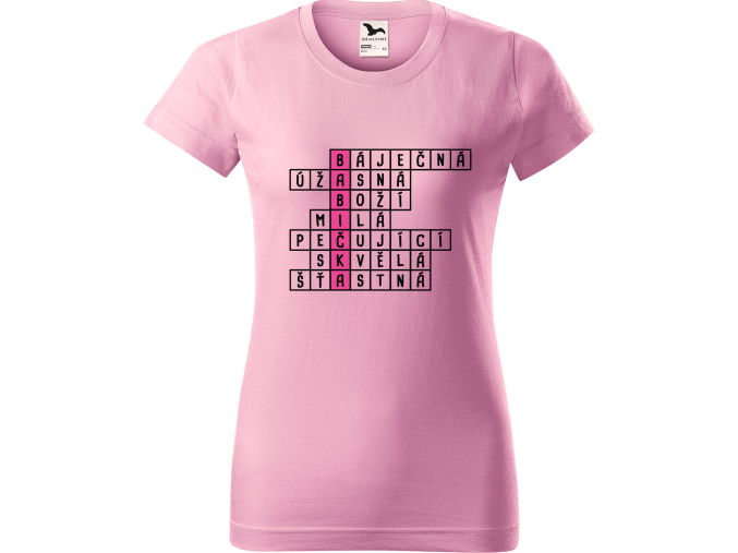 Tričko s křížovkou