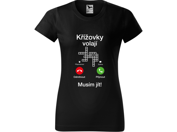 Tričko s křížovkou