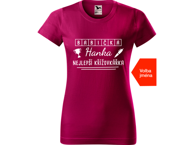Tričko s křížovkou
