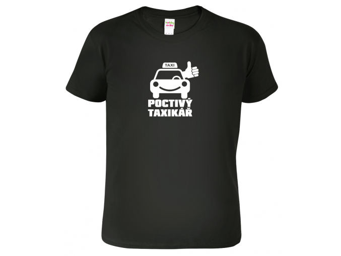 Tričko pro taxikáře Black