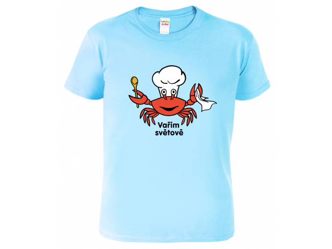 Dětské tričko pro kuchaře - Vařím světově