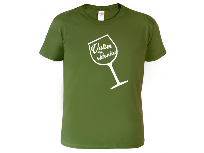 Dárky s vínem - tričko pro vinaře