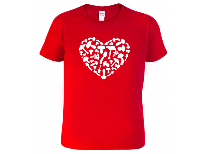 Dětské houbařské tričko - Srdce