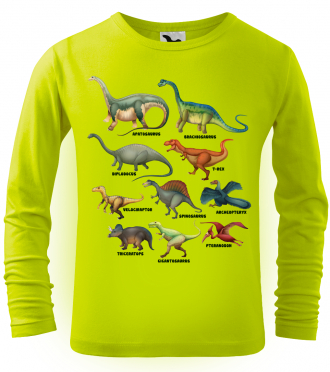 Dětské tričko s dinosaurem