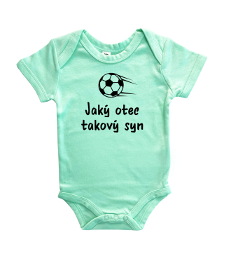 Vtipné body pro miminko - Jaký otec takový syn / dcera (fotbal)