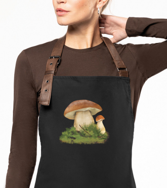 Zástěra s houbami