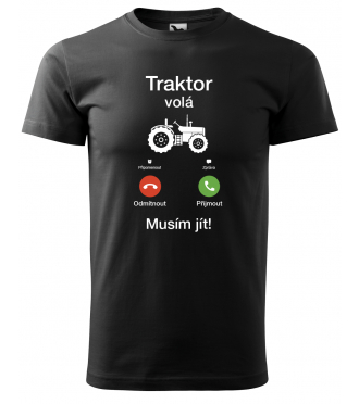 Tričko s traktorem