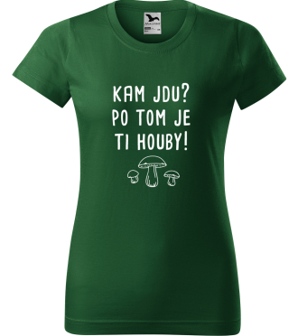 Tričko s houbami