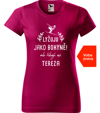 tričko pro lyžařku