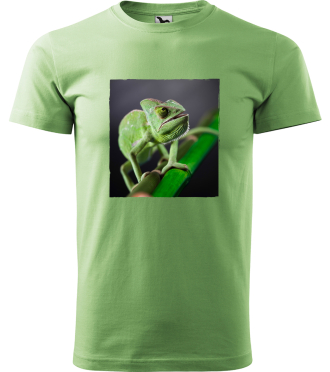 tričko s chameleonem
