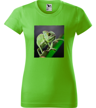 tričko s chameleonem